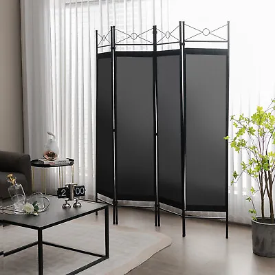 6 FT Folding Room Divider 4-Panel Privacy Screen Freestanding Partition Screen • $55.99