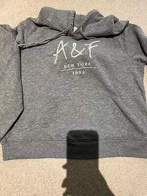 Abercrombie & Fitch Grey Hoodie Womens Size L • £28