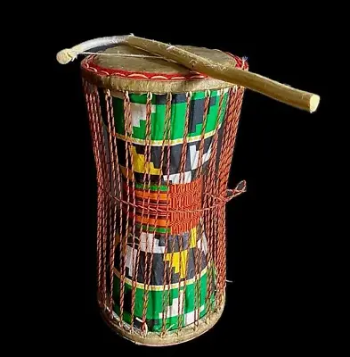 African Drums African Djembe Drum Musical Instruments Traditional Vintage -8716 • $88.15