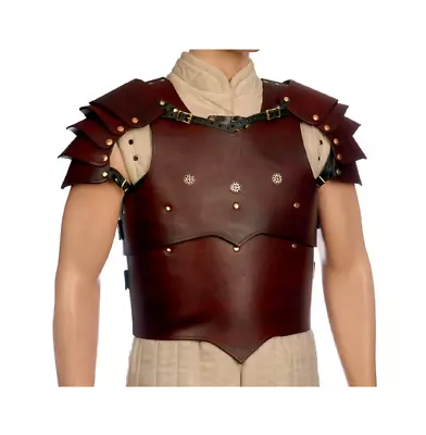 Halloween Larp Ren Fairs Leather Viking Armor Medieval Cosplay Costume Armor • $153.99