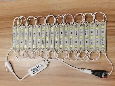 5050 SMD 3 LED Module Light Store Front Window Sign Lamp + Phone Control DC 12V • $9.93