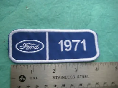 Ford 1971 Dealer Service Parts Uniform Patch   • $9.99