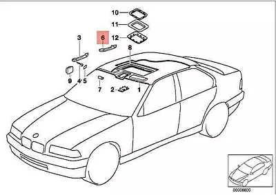 Oem Bmw E36 316i 318is 320i 323i 325i 325is Handle Rear Right 51168173490 New • $23.60