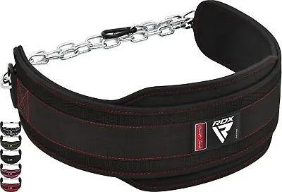 £19.99 • Buy RDX Dipping Belt Weight Lifting Steel Chain 6” Back Support Weighted Dips Squats