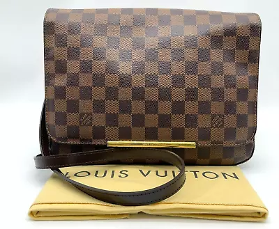 Authentic Louis Vuitton Damier Ebene Hoxton GM N41253 Shoulder Bag  NS040186 • $80