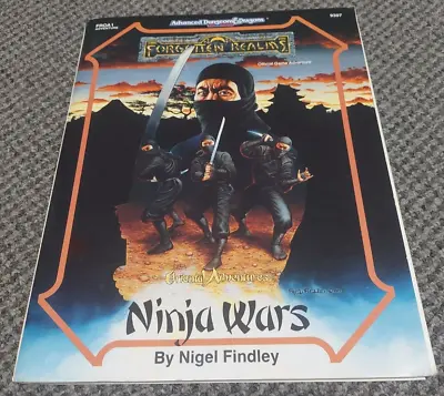 Ninja Wars - Forgotten Realms - Advanced Dungeons & Dragons - FROA1 - 9307 W/map • $39.95