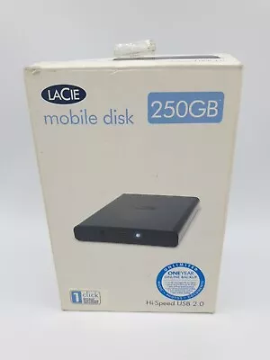 LaCie Mobile Disk Hard Drive  250GB USB 2.0 Boxed • £20