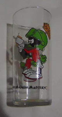 Looney Tunes Glass Cup Marvin The Martian 1993 6 Inches Tall • $17