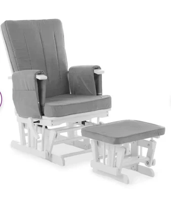 £90 • Buy Nursing Rocking Chair Glider And Foot Stool