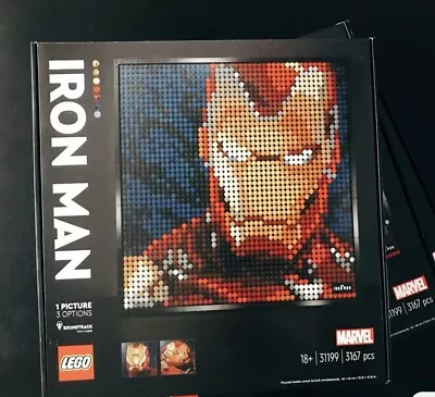 Brand New Sealed LEGO ART 31199 Marvel Studios Iron Man • $239.99