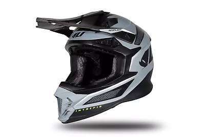 UFO 2024 Intrepid Motocross MX Helmet Black Grey Matt  All Adult Sizes • $126.28