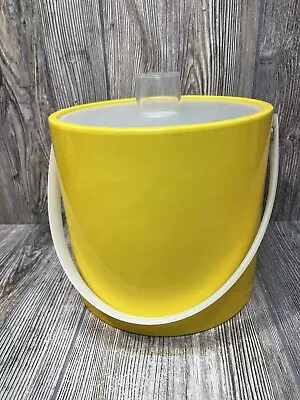 MCM Shelton-Ware Yellow Ice Bucket Made In USA • $12