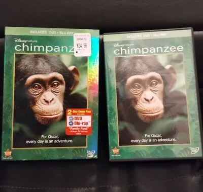 Chimpanzee  Blu-ray Only No DVD INCLUDED With Slipcover Disney Nature  • $8.54