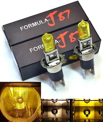 Halogen H3C 64146BC 55W 3000K Yellow Two Bulbs JDM Head Light Replacement OE Fit • $12.82
