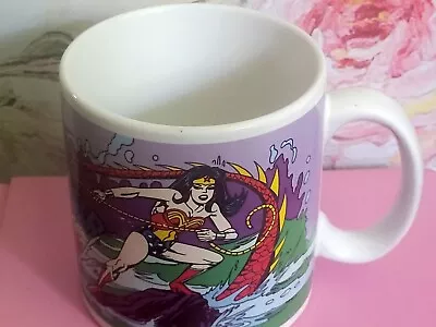 Wonder Woman 1989 DC Comics Vintage Coffee Mug • $15
