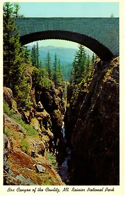 Box Canyon Of The Cowlitz Mt. Rainier Natl Pk WA Postcard • $2.70