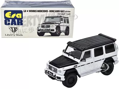 Mercedes Amg G63 Lb Works Wagon White 1/64 Diecast Model By Era Car Mb204x4sp27 • $7.99