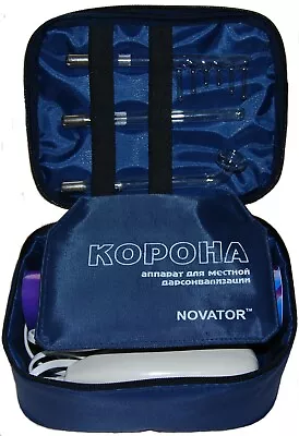 $78 • Buy HIGH FREQUENCY DARSONVAL Crown VIOLET RAY GENERATOR VIOLET RAY WAND WITH CASE