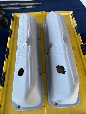 $399.95 • Buy 1965 1966 1967 Mercury 390 410 428 Pent Roof Lightning Bolt FE Valve Covers