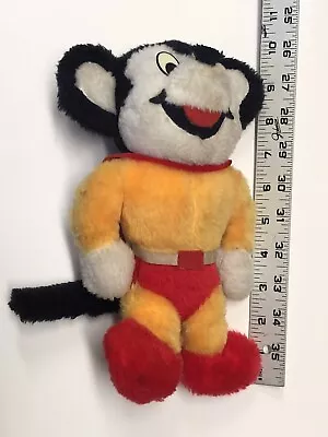 Vintage Mighty Mouse Plush Doll  10” 1975 • $20