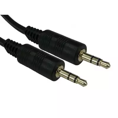 AUX Cable - 1.2m 3.5mm Jack Audio Male To Male Headphone Lead 1m • £1.99