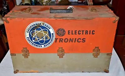 $229.99 • Buy Vintage Original GE General Electric Vacuum Tube Repairman Tube Case Caddy