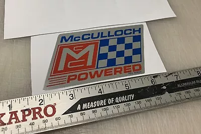 McCulloch Kart MC  CMc Powered On Chrome Vintage • $10.99