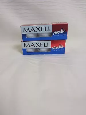 MAXFLI Noodle Long And Soft Golf Balls 6 Count (2 Boxes Of 3 Ea.)  New.  • $14.99