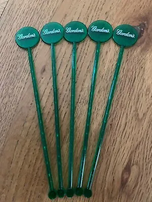 GET READY FOR PARTY TIME - 5 X Gordons Gin Cocktail Stirrers - Swizzle Sticks • £5.99