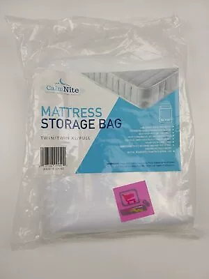 Calm Nite Mattress Bag Protector Moving Heavy Duty 4 Ml Clear Cover  54  X 96  • $4.48