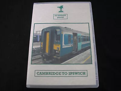225 Studios - Cambridge To Ipswich - Cab Ride - Driver's Eye View - Railway -DVD • £10.99