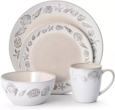 Pfaltzgraff Panama 16 Piece Dinnerware Set - Beige Stylish & Affordable • $161.49