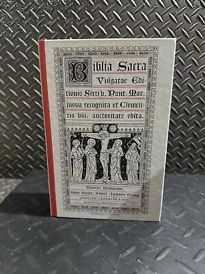 Biblia Sacra Latin Vulgate Clementine Edition Catholic Illustrated Bible Reprint • $45