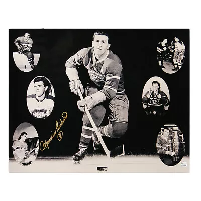 MAURICE RICHARD Signed Montreal Canadiens 16 X 20 Photo - 79150 • $319.99