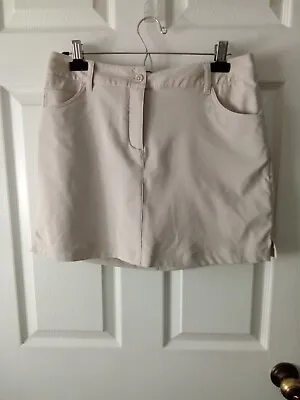 $14.93 • Buy Slazenger Women's Golf Skirt/Skort Tan Stretch Athletic Skirt With Shorts Size 6