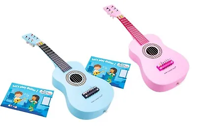 £19.99 • Buy Kids Wooden Guitar Children Childs Acoustic Classic Musical Instrument Toys Gift