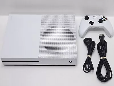 Microsoft Xbox One S 500GB White Console + Controller + Cords - 1681 Tested • $199.95