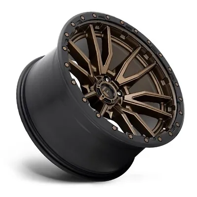 18 Fuel Rebel 6 Bronze W/ Black Lip Ring Wheels Rims Fits Ford F-150 (1) • $376