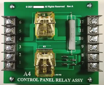 MEP Generator Control Panel Relay Assy A4 69-765 04306-0210 5998-00-202-2888 • $160