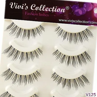 5 Pairs False Eyelashes Long Thick Natural Fake Eye Lashes Set Mink Makeup UK • £2.99