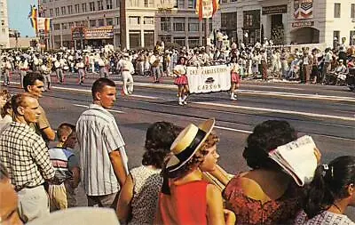 Miss International Beauty Pageant Parade LONG BEACH CA Street Scene 1950s • $7.98