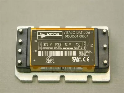 Vicor V375C12M150B 375V 173.2W In 12V 150W Out Micro DC/DC Converter • $119.99