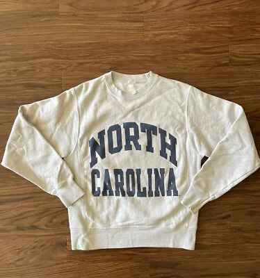 Vintage Champion Reverse Weave North Carolina Crewneck Sweatshirt Size Small • $35.95