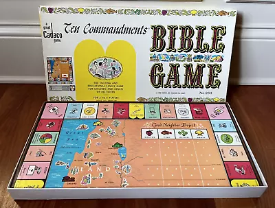 Ten Commandments Bible Game By Cadaco No 263 Vintage 1966 • $14.95