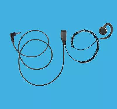 Warehouse Nurse Hotel Resort C-Shape 2-Way Radio Earpiece PTT For Yaesu FT2DE • $12.90