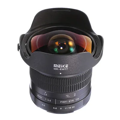 Meike 8mm F3.5 Wide Angle MF Fisheye Optical Lens For CANON EF-M EOS M5 M6 M100 • $291.50
