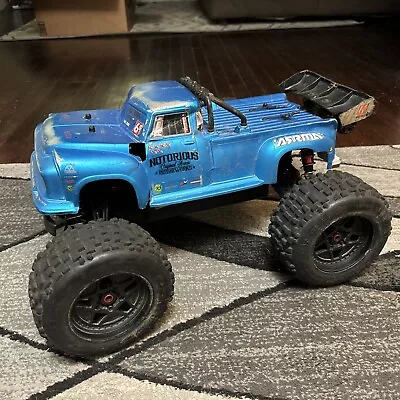 Arrma Notorious 6S  1/8th Scale Stunt Truck-Used-body Is Rough • $380