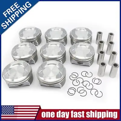 8PCS M278 Pistons & Rings Set For Benz W166 W221 W222 4.6L 4.7L Φ92.9mm/24mm NEW • $278