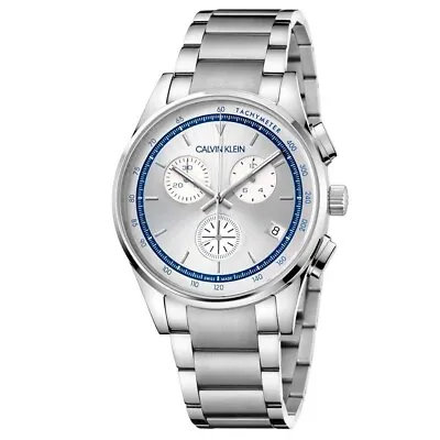 Calvin Klein Swiss Made KAM27146 Mens Completion Watch NEW • £89.99