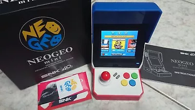 Neo Geo Mini Console - SNK - Arcade Video Game Machine - 40 Titles Usb-c - NTSCJ • $189.12